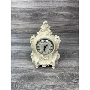 1970's Lanshire Ceramic Mantle Clock